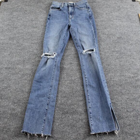 Favorite Daughter Jeans 24 Valentina Tower Super High Rise Bootcut Distressed - Picture 5 of 16